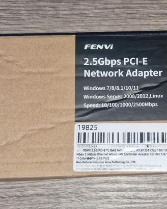Scheda di rete Ethernet per PC fisso - NUOVA