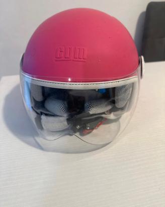 Casco moto bambina