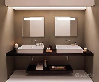 Set da 2 lavabi Globo STONE 50x60