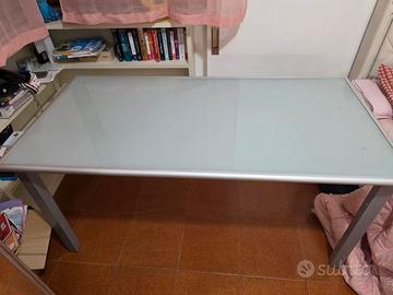 Tavolo/scrivania IKEA GALANT - Piano in Vetro Temp