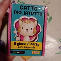 gioco di carte bambini gatto pigliatutto