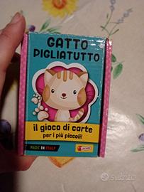 gioco di carte bambini gatto pigliatutto