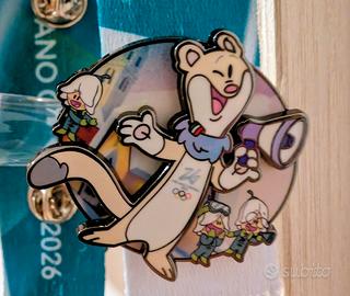 Pin ufficiale Tina e Flo olimpiadi Milano Cortina 