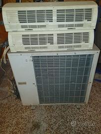 climatizzatore in pompa di calore doppio split