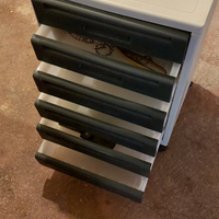 Cassettiera per in plastica da ufficio o cameretta