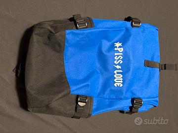 Zaino Urban Piss & Love - Blu e Nero