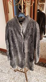 Pelliccia persiano grigia tg. 46