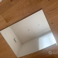 Specchio AK 95x75 cm profilo alluminio opaco