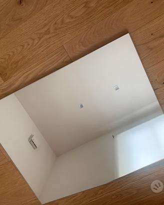 Specchio AK 95x75 cm profilo alluminio opaco