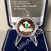 ITALIA 2024 GUARDIA FINANZA MONETA 5 EURO ARGENTO