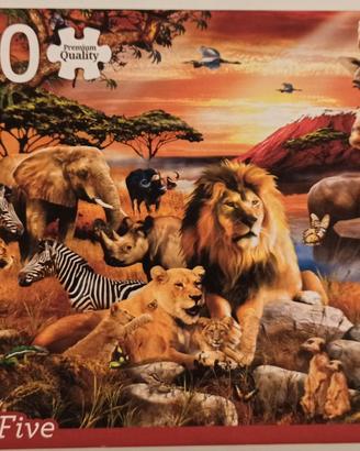 Puzzle Jumbo 1000 pz Premium Quality - Big Five