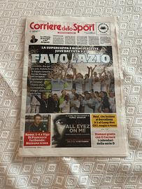 Giornale Lazio supercoppa