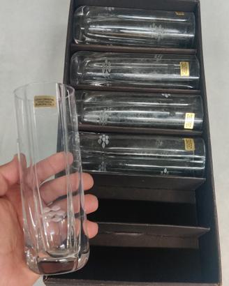 Bicchieri whisky vintage cristallo made in Italy