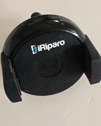 Supporto auto iRiparo wireless Qi per smartphone