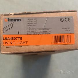 bticino placche 7 posti  LNA4807TE