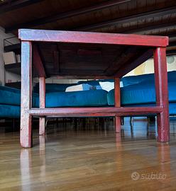 Tavolino in legno etnico