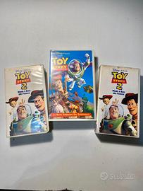 Lotto videocassette vhs Toy Story 1 e 2 Disney