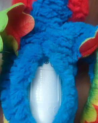 peluche animatronic pappagallo