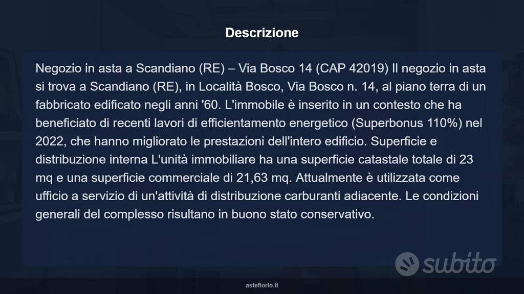 Immobile in asta di 23 m² a Scandiano - Vista 5