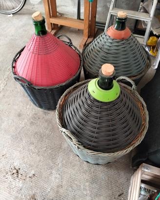 Damigiane vuote per vino da 54 litri 