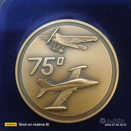 MEDAGLIA in BRONZO- 75°Anniversario Aermacchi