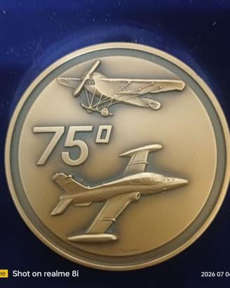 MEDAGLIA in BRONZO- 75°Anniversario Aermacchi