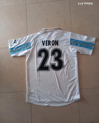 Maglietta Lazio 2000-2001 Centenario Veron#22