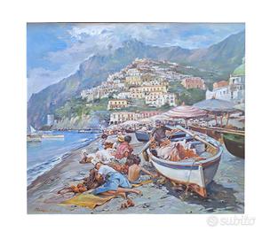 Quadro Riccardo Colucci | Positano | 70x70