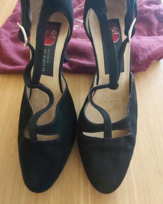 scarpe ballo donna n.36 camoscio PAOUL art. 614