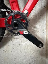 Guarnitura sram xo in carbonio boost