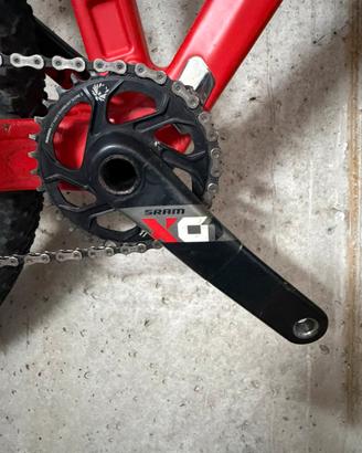 Guarnitura sram xo in carbonio boost