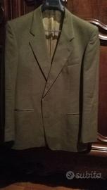 Giacca uomo colore verde oliva fine merinos wool