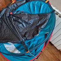 Tenda campeggio 2 SECONDS blu 3 posti