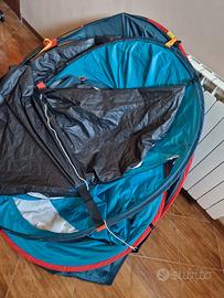 Tenda campeggio 2 SECONDS blu 3 posti