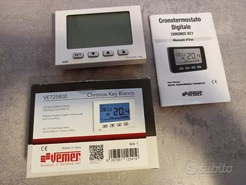 CRONOTERMOSTATO VEMER KEY BIANCO nuovo