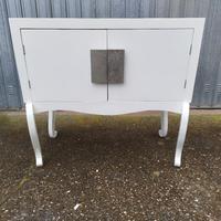 mobile consolle laccata bianca