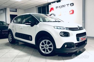 Citroen C3 PureTech 82 bianca tetto a contrasto