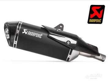 TERMINALE AKRAPOVIC TITANIO BLACK CARBONIO OMOLOGA