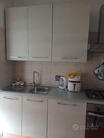 CUCINA ANGOLARE con elettrodomestici