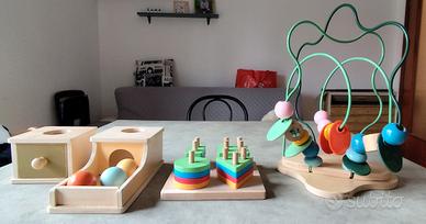 Giochi educativi in legno per bambini 