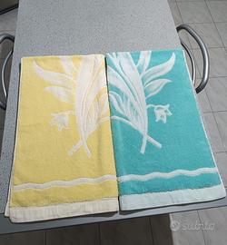 Coppia di asciugamani da bagno maxi nuovi