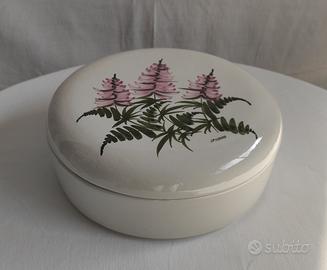Scatola ceramica dipinta a mano Ceramiche Lazzara