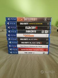 Lotto 10 giochi Playstation 4