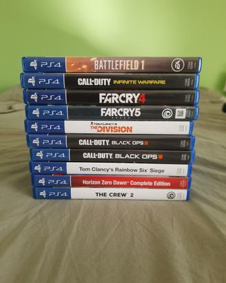 Lotto 10 giochi Playstation 4