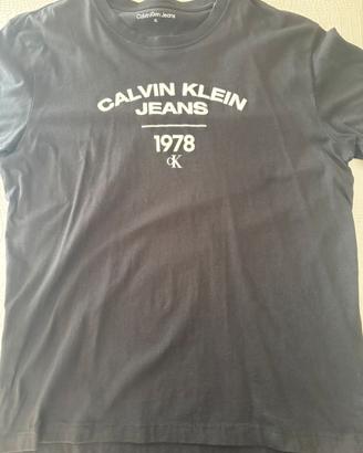 T-shirt Calvin Klein originale xl nera uomo