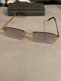 Occhiali da sole Bust out travis oro