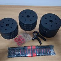 Set Manubri + Bilanciere 20KG
