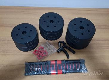 Set Manubri + Bilanciere 20KG