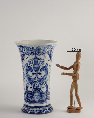 Vaso a Tromba Maiolica Manifattura Gien Fine 700