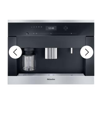 Macchina Caffè Incasso MIELE Vetro Nero e Acciaio